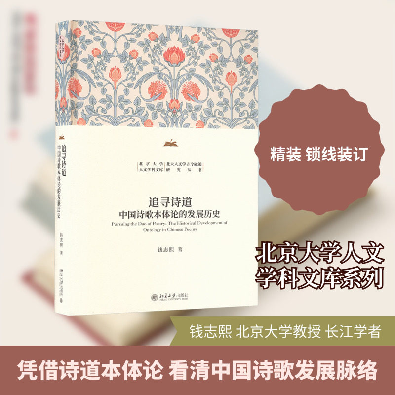 追寻诗道 中国诗歌本体论的发展历史 北京大学出版社 钱志熙 著 著 文学理论/文学评论与研究
