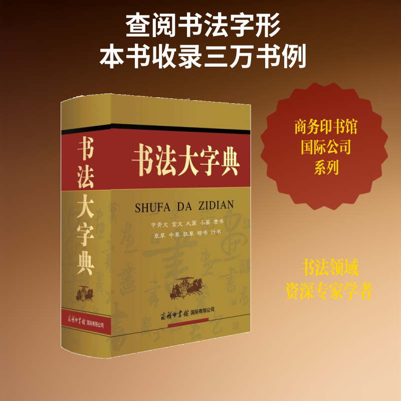 书法大字典 商务印书馆国际有限公司 《书法大字典》编委会 编 书法/篆刻/字帖书籍