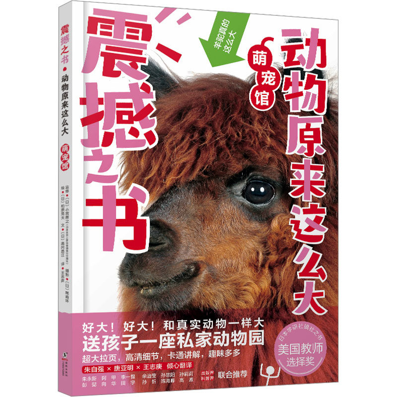 震撼之书·动物原来这么大:萌宠馆 海豚出版社 (日)高冈昌江 著 王志庚 译 (日)柏原晃夫 绘