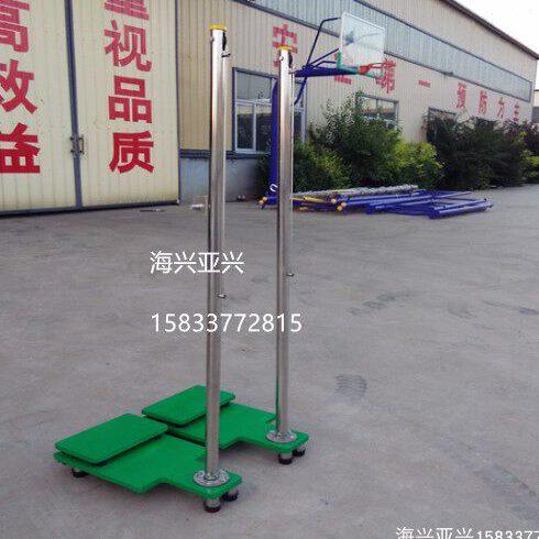 铸铁座铁板钢板底座移动式羽毛球柱网架网柱比赛训练用设施