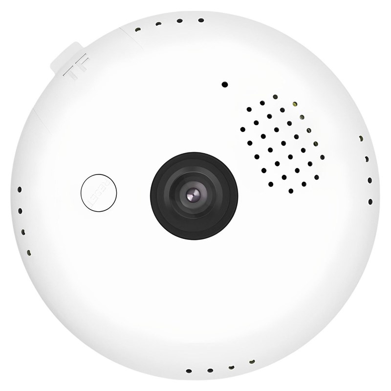 360度全景灯座鱼眼照明监控摄像头家庭室内灯座手机无线WWifi高清