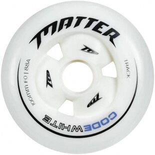 世锦赛专用速滑轮100 选手比赛轮 110MM 白色密码 美国G13马达轮