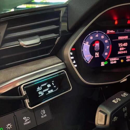 台湾SHADOW多功能仪表OBD直插涡轮表水温表转速排温D-METER2