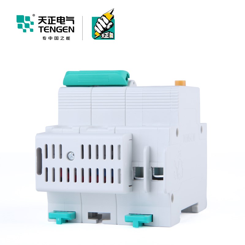 天正三相电动机专用D型空气开关带漏电保护断路器2P 3P漏保32A63A