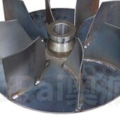 热销木工吸尘机风叶 除尘鼓风机风叶 动平衡风叶轮木工吸尘机配件