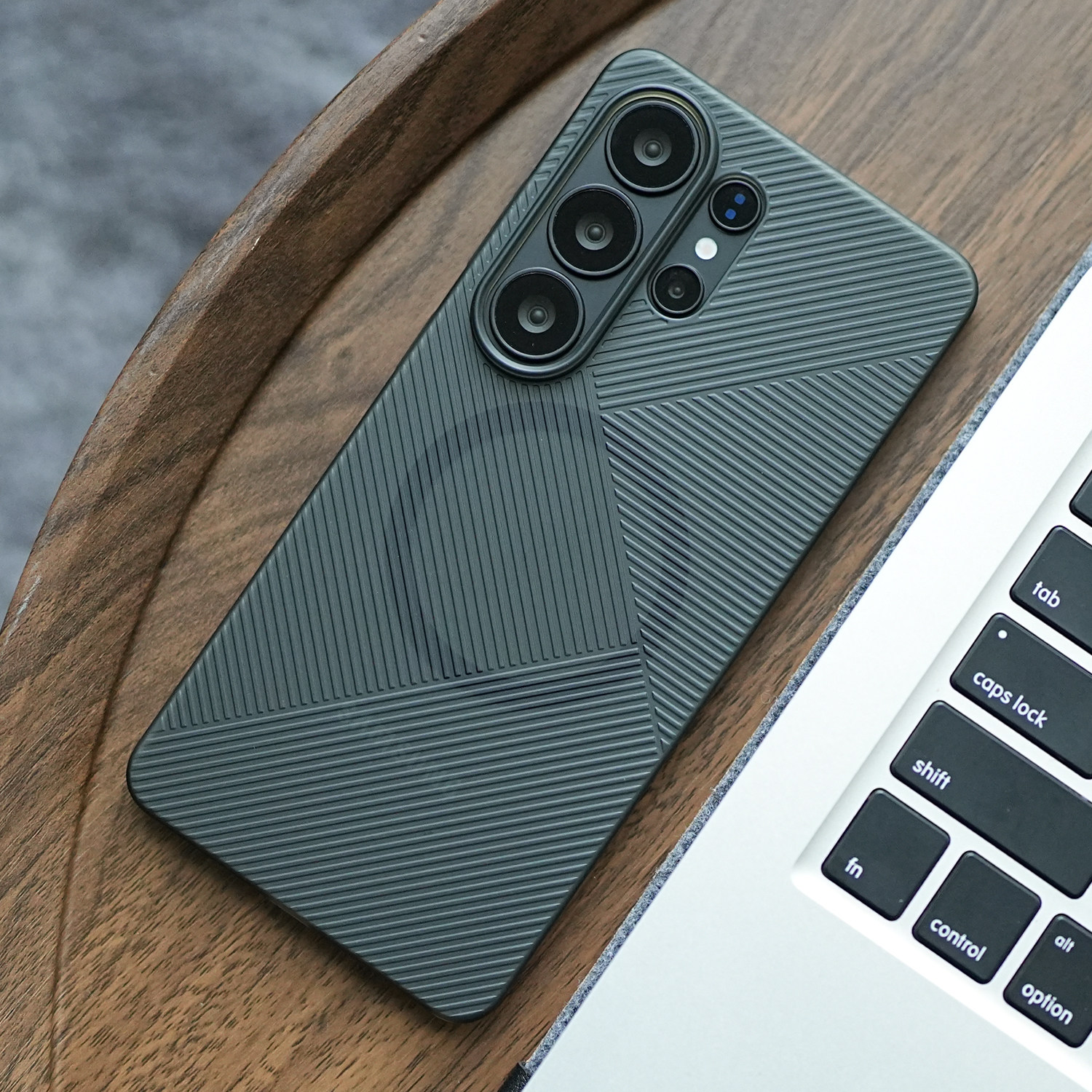 米斯登适用三星S26Ultra超薄几何纹理手机壳S25U全包magsafe磁吸保护套磨砂透明简约纹理防滑高档新款男女ins