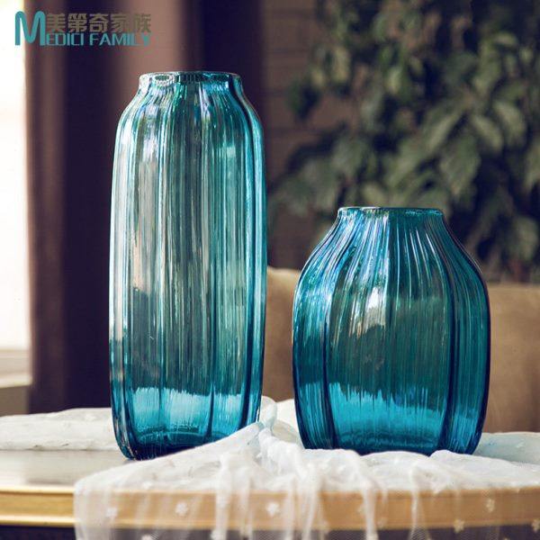 出口品质琉璃质感波纹花瓶手工花器样板间家居热卖摆件高端装饰品,家居饰品,花瓶,淘宝优惠券,粉丝福利购,淘宝优惠卷