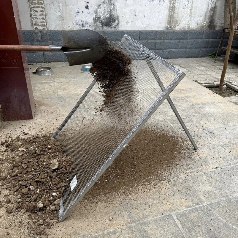 建筑板式筛土工地筛沙网沙v子农田农用花生玉米筛筛子大全各种各