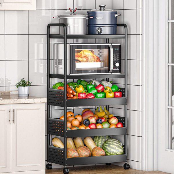 放菜架子多层家用厨房用品菜篮子置物架多功能瓜果收纳带轮小推车,厨房/烹饪用具,果蔬置物架/篮/框,淘宝优惠券,粉丝福利购,淘宝优惠卷
