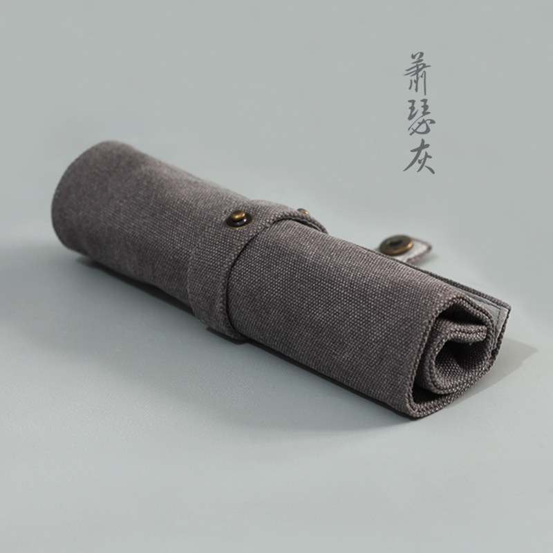 日式文艺复古中国风帆布大中小学生卷笔袋笔帘简约男女文具盒包邮,文具电教/文化用品/商务用品,笔袋,淘宝优惠券,粉丝福利购,淘宝优惠卷