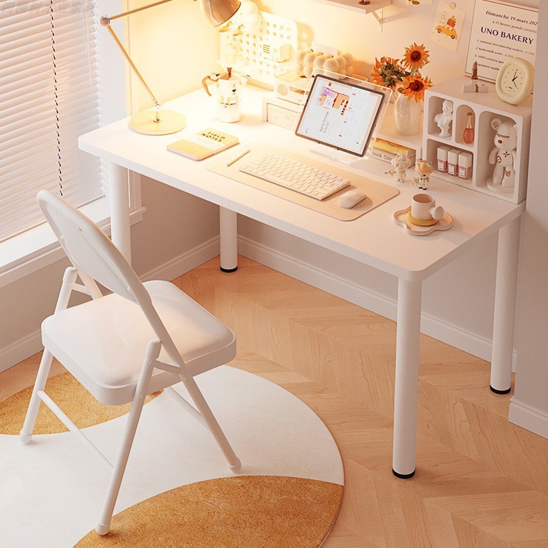 75CM高电脑桌白色北欧书桌定制长60/70/80cm卧室梳妆桌小桌子90cm