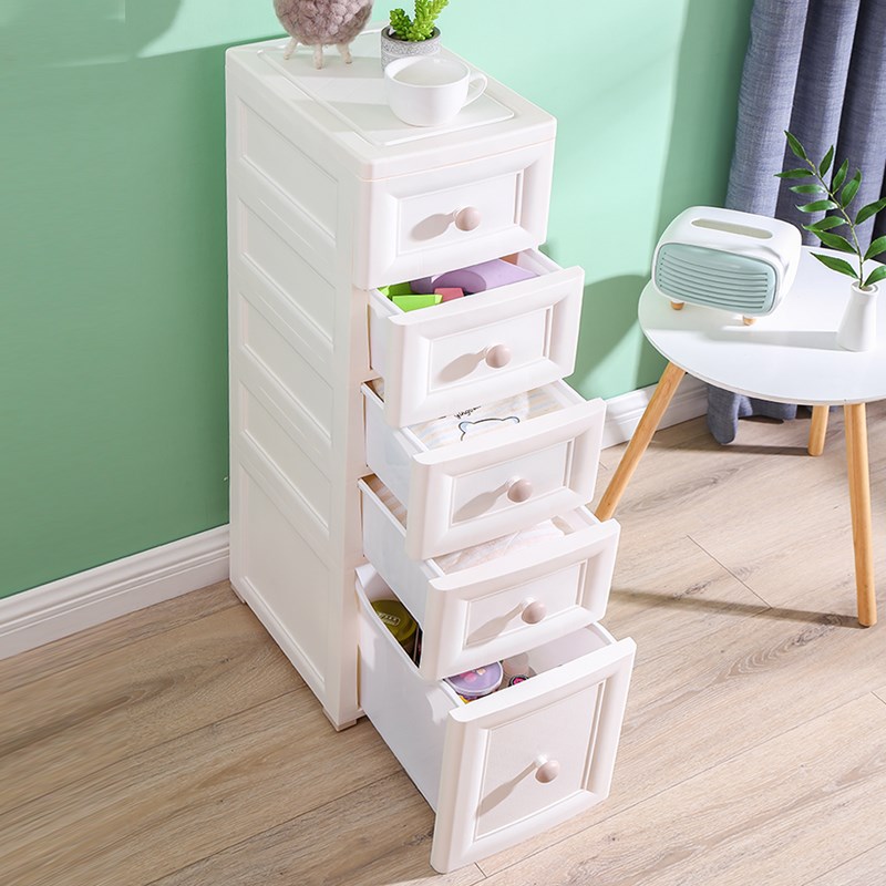 20/25/37cm夹缝收纳柜子浴室卫生间抽屉式厨房窄缝隙置物架塑料箱