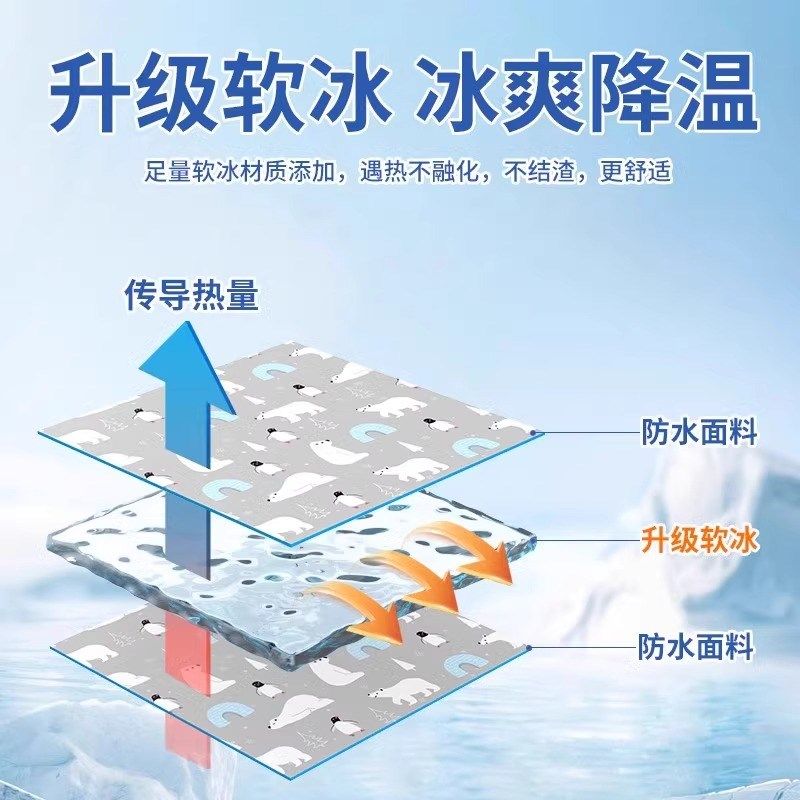 冰垫夏季汽车坐垫降温免注水水凝胶冰袋宠物水垫学生宿舍水床垫子,居家日用,冰垫,淘宝优惠券,粉丝福利购,淘宝优惠卷