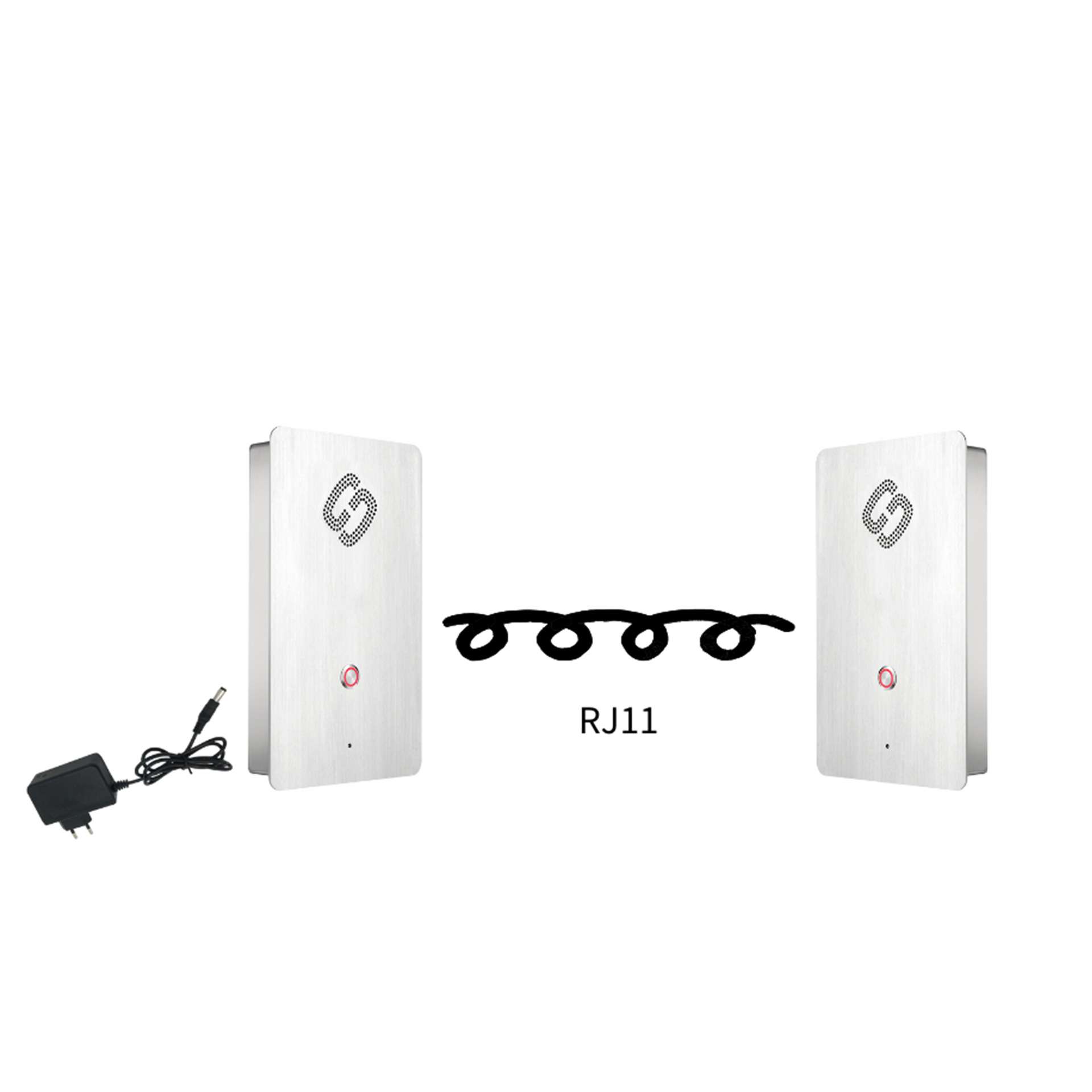 一对一直通洁净室电话 实验室洁净电话机 传递窗模拟双向窗口对讲