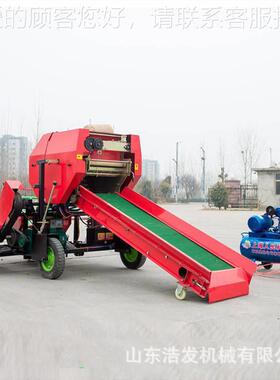 小饲麦杆稻草全自动打捆秧机青储ZHA草料密封包膜机花生地瓜打包