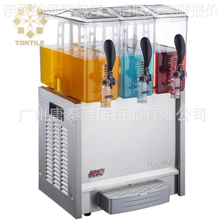 /供LRYJ10Lx应新款冷热饮料汁机 10L 四缸拌搅果喷淋冷饮机
