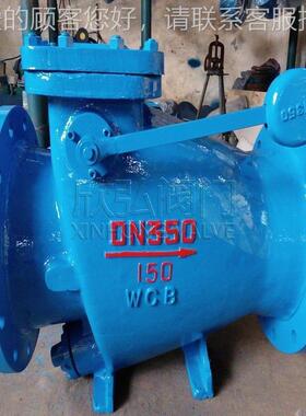 SQG闭HH44H微阻缓止回阀 不锈蝶式硬密兰封 液控 法 球墨铸铁 欣