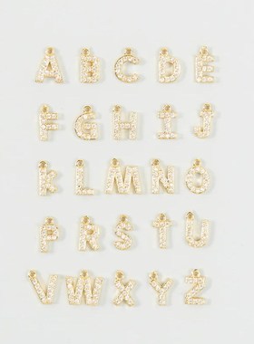 天然淡水珍珠手链女ins小众高级感轻奢编织串珠26字Y母镶钻吊坠女