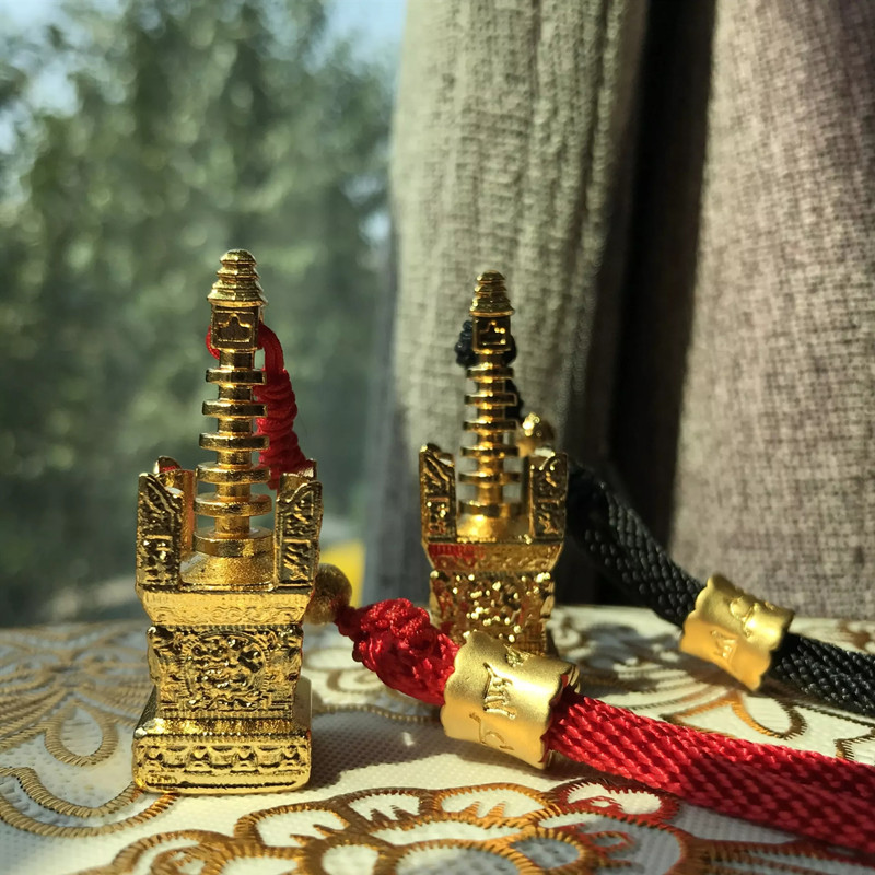 【吊坠款】一切如来心秘密宝箧印陀罗尼塔M阿育王塔三色纸盒精致