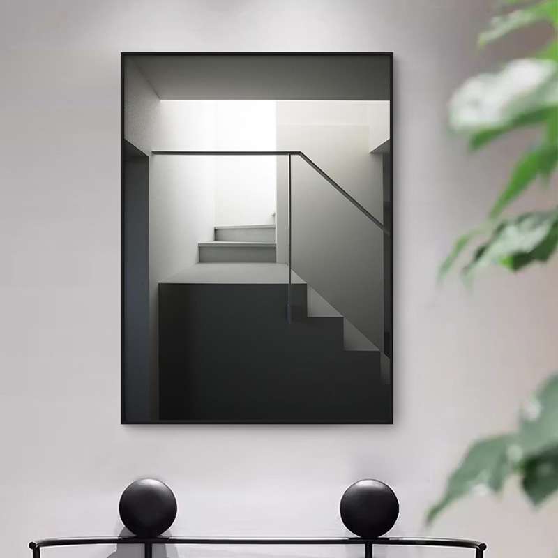 大幅黑白灰工业风北欧装饰画现代轻奢建筑别墅挂画客餐厅玄关壁画图片