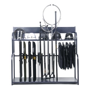 大防暴装备组合架安保器材架盾牌钢叉头盔八件套放置展示架子