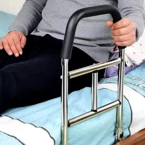 床边扶手老人床扶手栏杆安全防摔床上起身助力架不锈钢起床辅助器