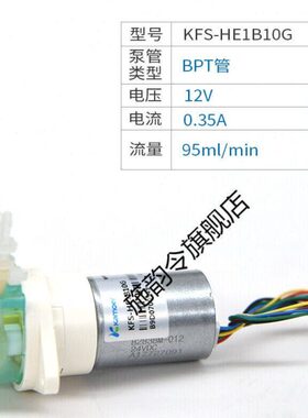 施韵令蠕动泵12v水泵无刷电机迷你电动泵微型自吸泵小型小泵KFS-H
