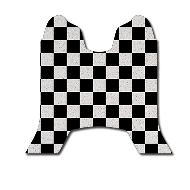 破界小卡拉125cc摩托车脚垫TwT125T-5E可爱卡通防水防滑丝圈脚踏