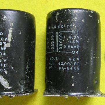 美产UTC优质铁壳密封变压器 输入24V /380-420HZ 输出6V 3.5A