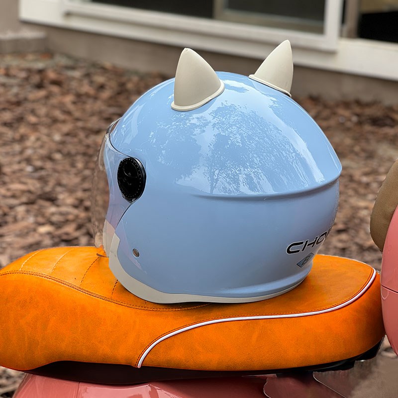 头盔女电a动车士秋冬四季通用2024电瓶车半盔安全帽摩托男3三c认