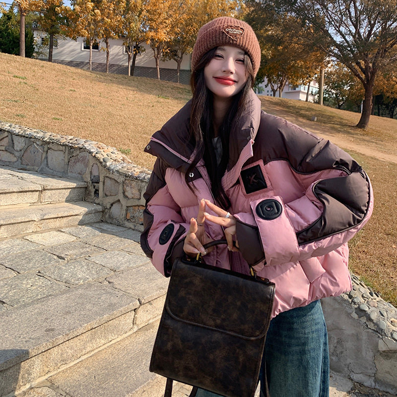 2025年新款女冬短款棉衣棉服韩版宽松时尚设计感加厚洋气保暖外套