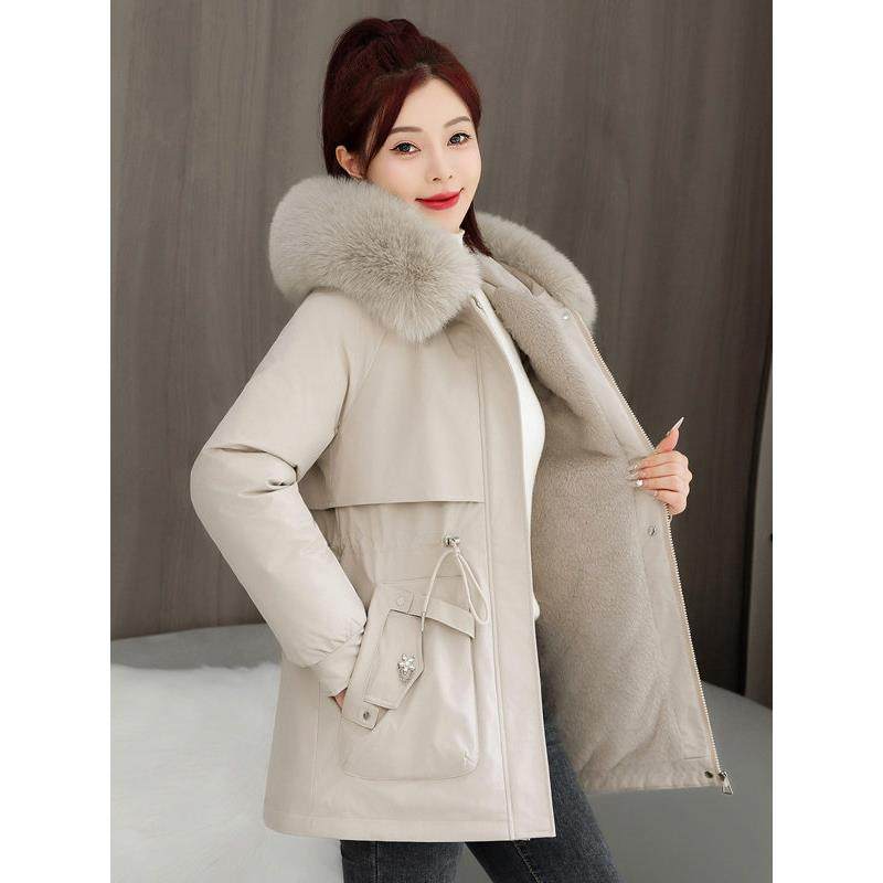 派克服女短款小个子棉服加绒加厚2025年冬季新款棉衣外套女士棉袄