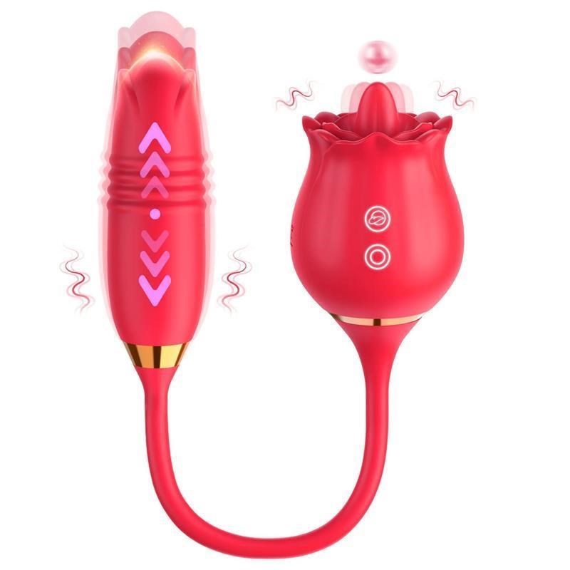 Kushor Rose Vibrator for Woman G Spot Clitoral Stimulation T