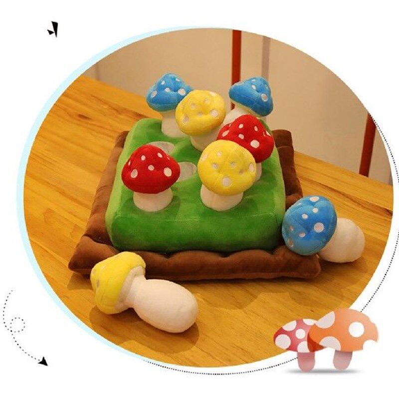 Funny Mushroom Picking Plush Toys Vegetable G.arden