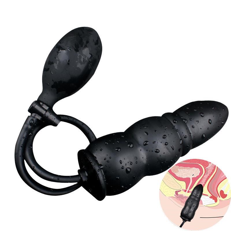 Silicone Inflatable Anal Plug Expander Sex Toys for Woman&Me