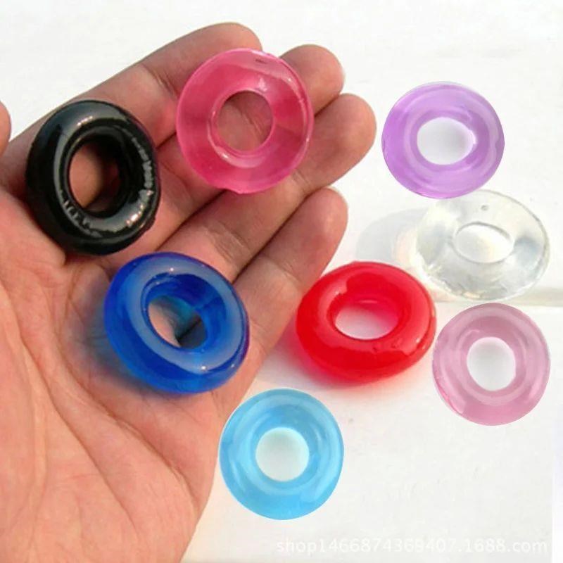 Adult Toys 10/5Pcs Crystal Cock Ring Delay Ejaculation Penis