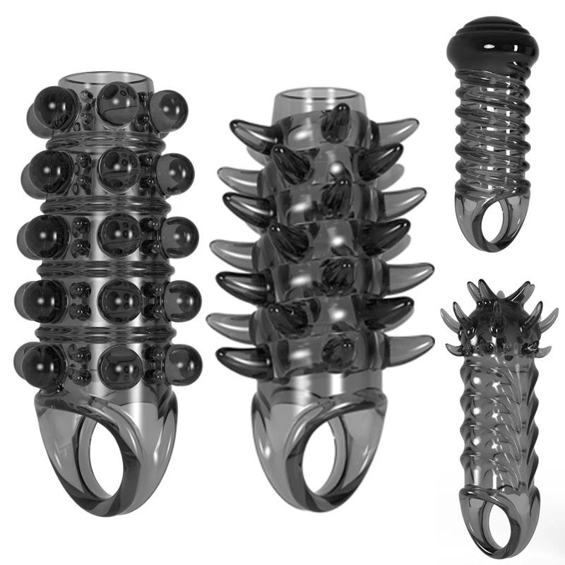 4 Types Penis Enlargement Sleeve Penis Extender Erection