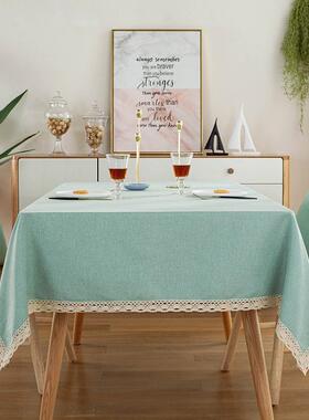 Table Clothh Linen Lace Tablecloth Rectangular Dining Table