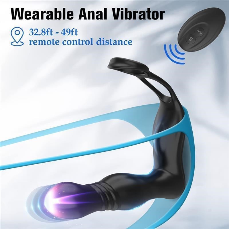 Prostate Plug Anal Vibrator Sex toys for Men Masturbator toy