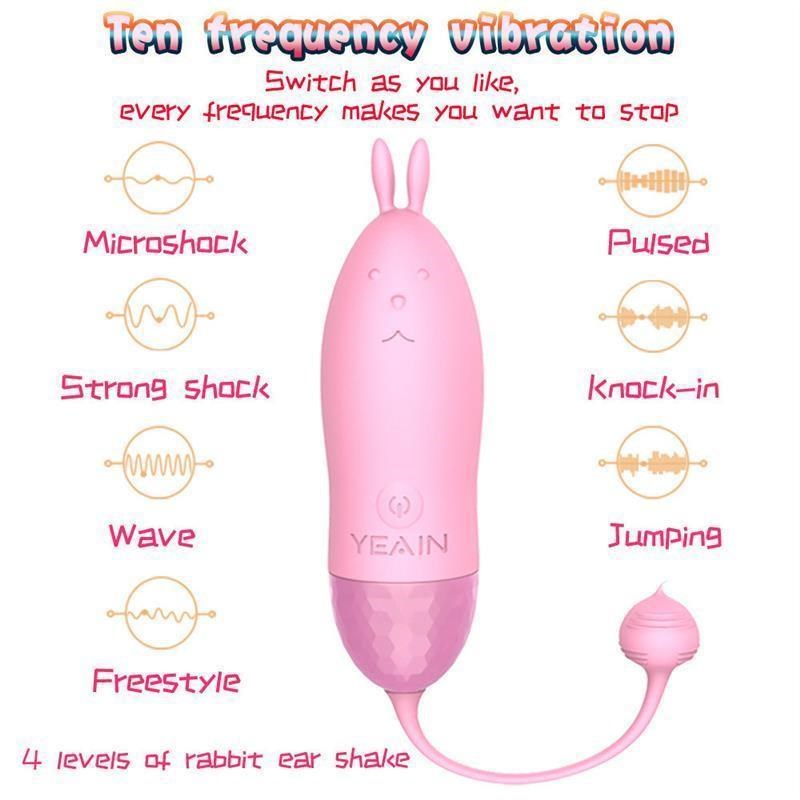 10 Modes Bullet Vibrator Powerful G Spot Clit Stimulator Wit