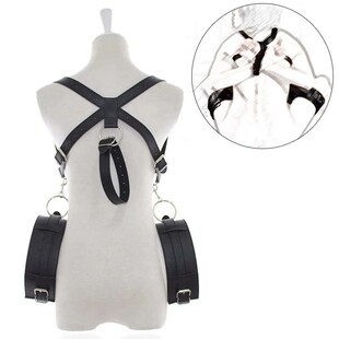 BDSM Sex Bondage Kit PU Leather Belt Adult Games Set Couple