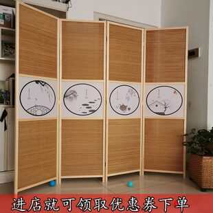 屏风办公室隔断墙简约现代卧室客厅折屏折叠移动餐厅屏风隔断玄关