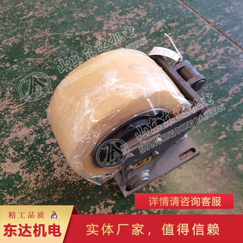 LS30双轮滚轮罐耳 罐笼缓冲减震轮 聚氨酯缓冲导向轮