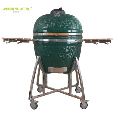 27寸大容量陶瓷烟熏炉BBQ烧烤炉披萨汉堡烤鸡炉户外聚餐Kamado