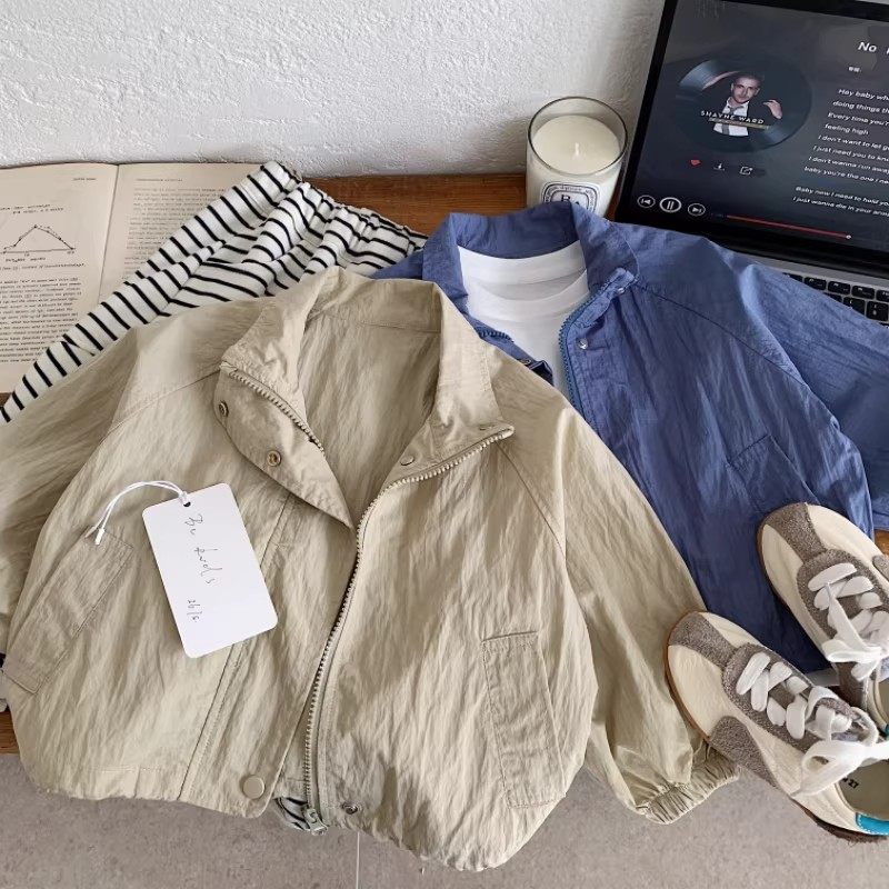 儿童外套2026春秋新款小童韩版上衣开衫休闲男童宝宝纯色夹克,童装/婴儿装/亲子装,普通外套,淘宝优惠券,粉丝福利购,淘宝优惠卷