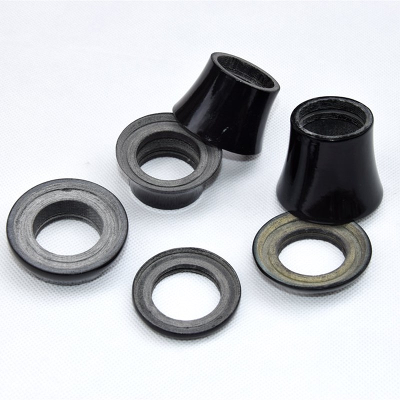 无标公路车山地自行车锥形全碳纤维垫圈腕组盖喇叭口单车配件UD纹