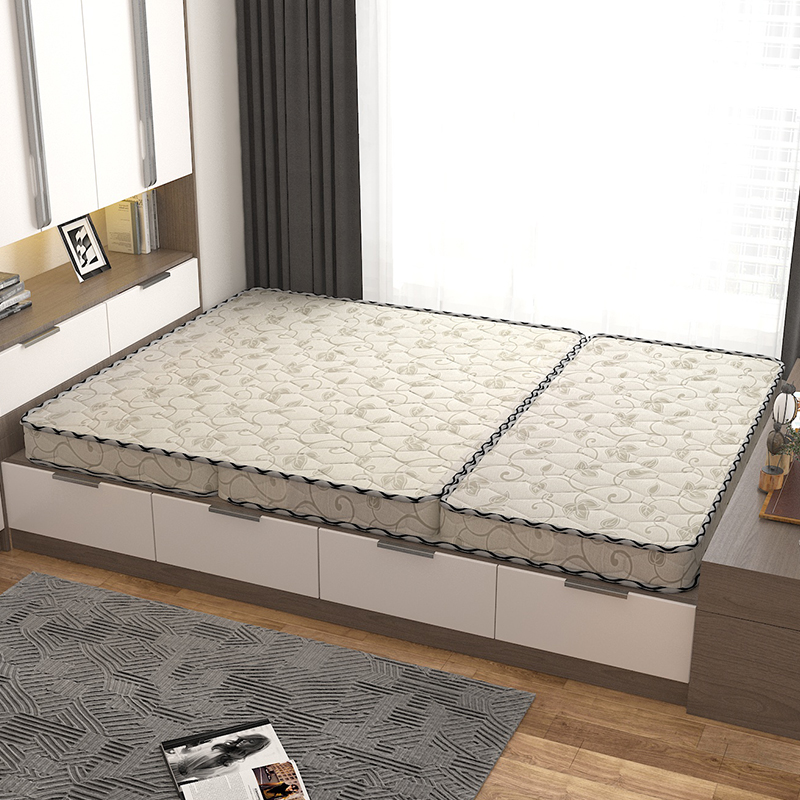 折叠床垫椰棕偏硬棕榈垫家用午睡单人可打地铺1.5米1.2榻榻米垫子