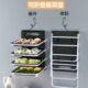 多层备菜神器可折叠厨房置物架多功能免打孔收纳架火锅盘壁挂配菜