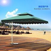 户外遮阳伞大型3米罗马伞庭院伞室外伞太阳伞岗亭花园沙滩伞 折叠