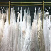 铁艺婚纱架子展示架落地挂衣架婚纱店影楼工作室旗袍礼服高档货架